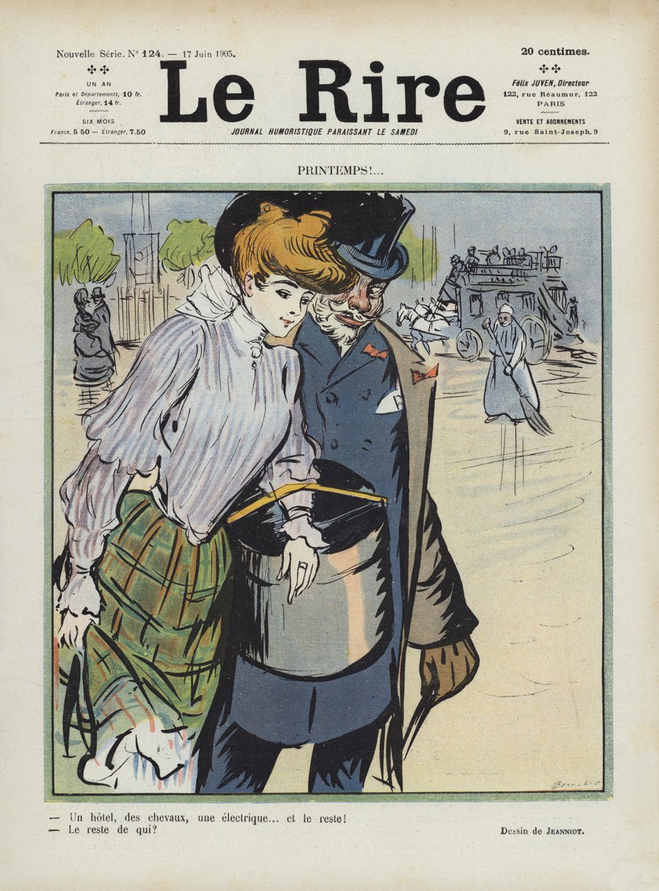 Illustrazione per Le Rire da Pierre Georges Jeanniot