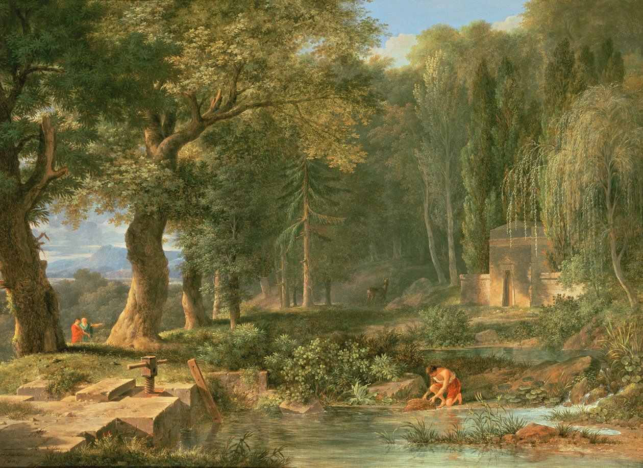 Paesaggio classico da Pierre Henri de Valenciennes
