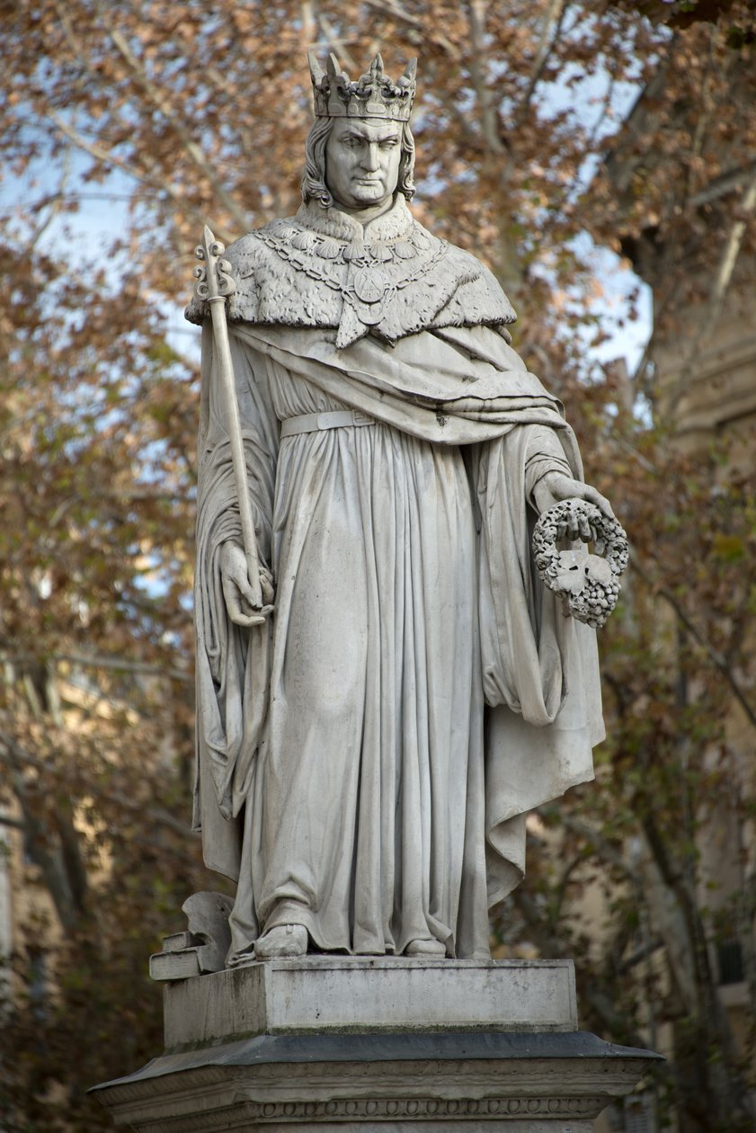 Statua del Re René da Pierre Jean David dAngers