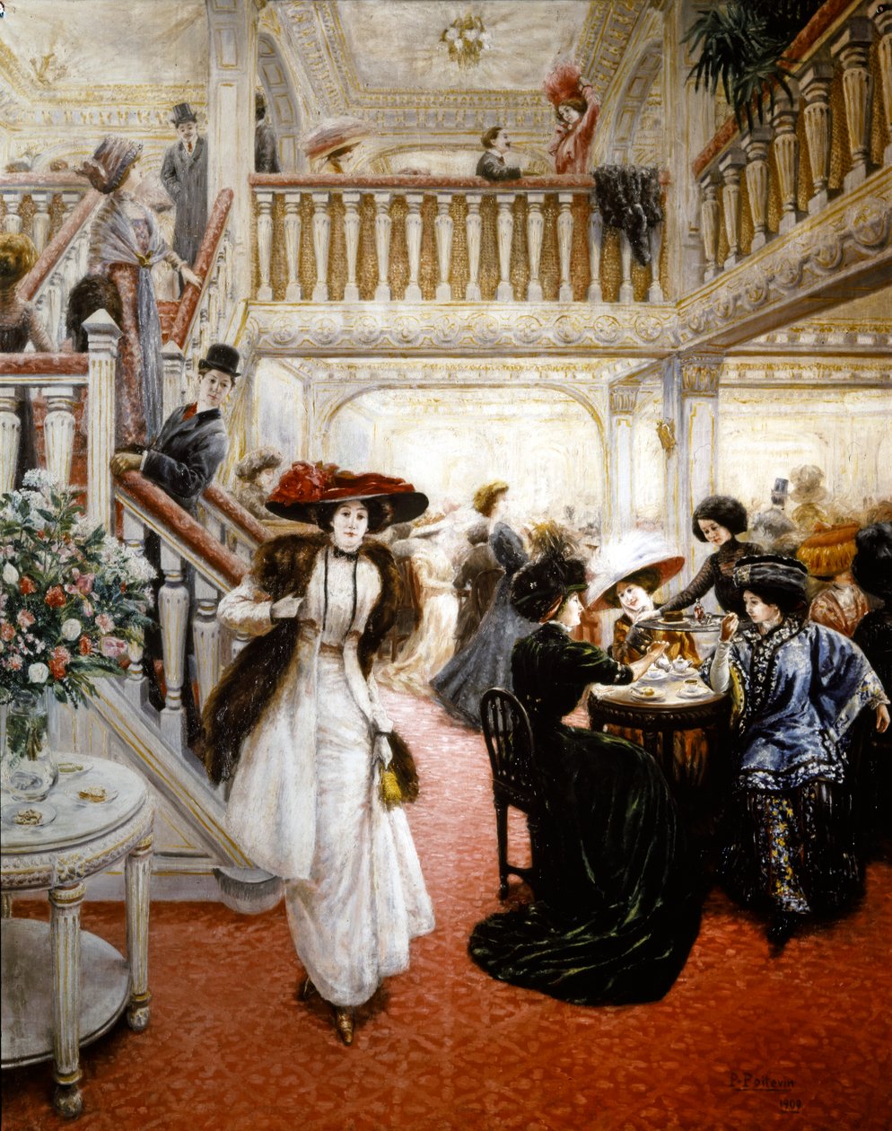Le Grand Café, possibilmente Angélina da Pierre Jean Poitevin