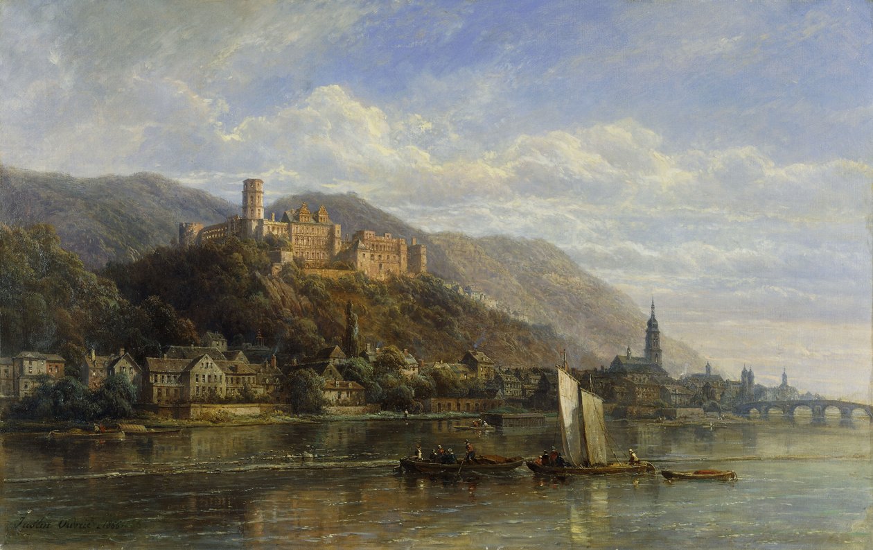 Heidelberg, 1866 da Pierre Justin Ouvrie