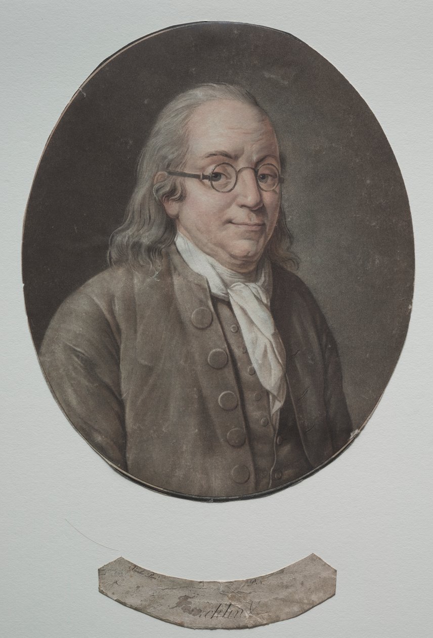 Benjamin Franklin da Pierre Michel Alix
