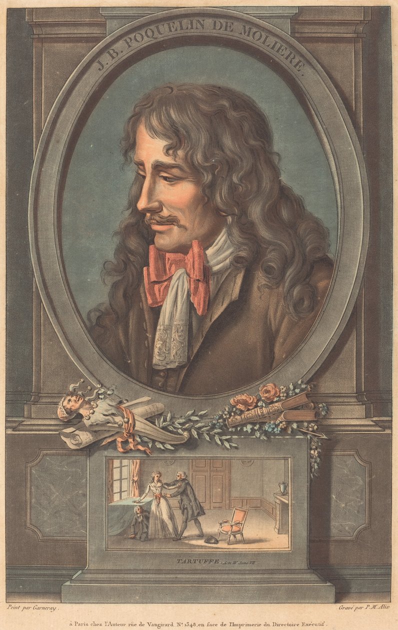 J.B. Poquelin de Moliere da Pierre Michel Alix