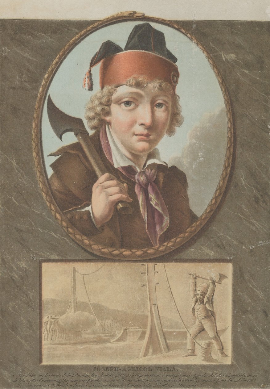 Joseph-Agricol Viala, dopo Sablet, ca. 1795 da Pierre Michel Alix