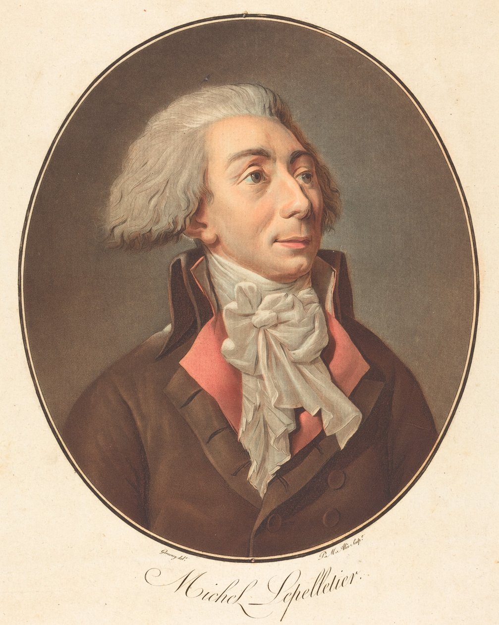 Michel Lepelletier da Pierre Michel Alix after Jean François Garnerey