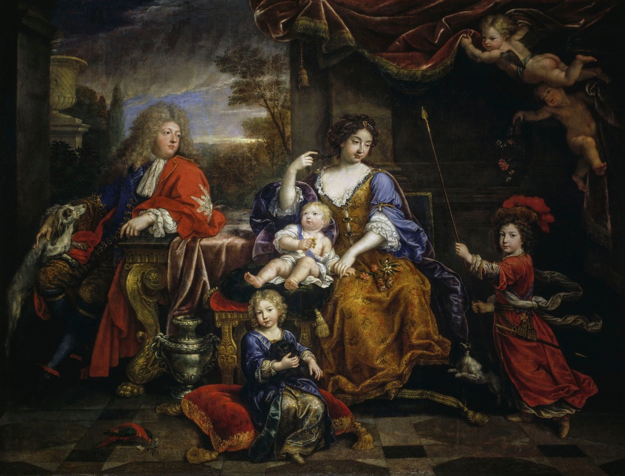 Gran Delfino di Francia e la sua Famiglia da Pierre Mignard