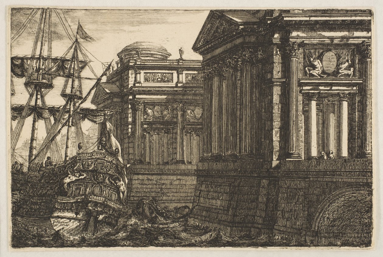 Scena portuale da Pierre Moreau