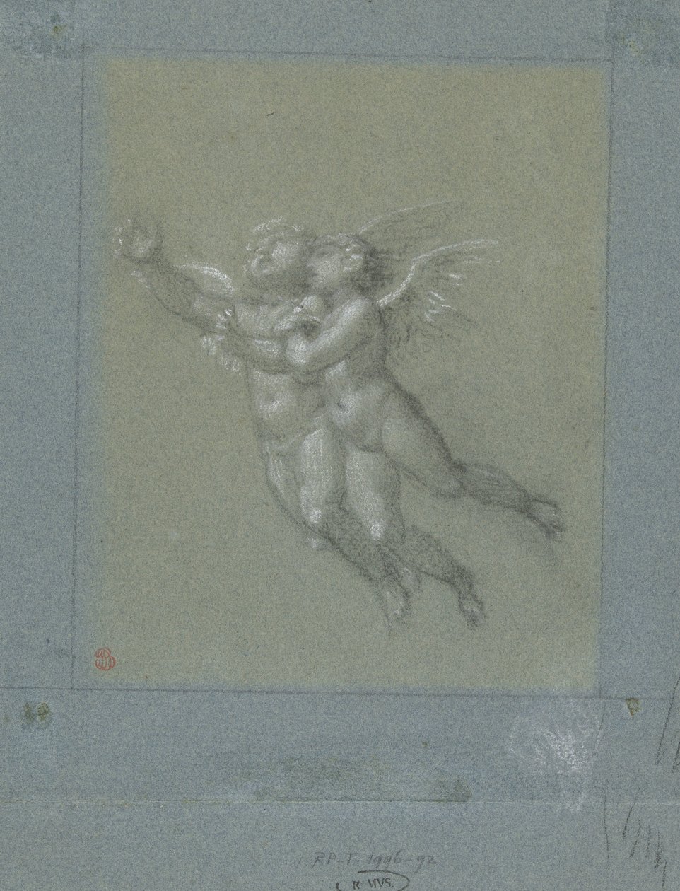 Due putti volanti da Pierre Prud