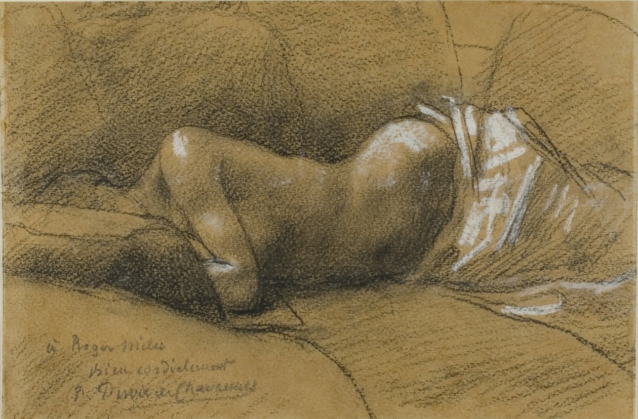 Studio di una Donna Addormentata da Pierre Puvis de Chavannes
