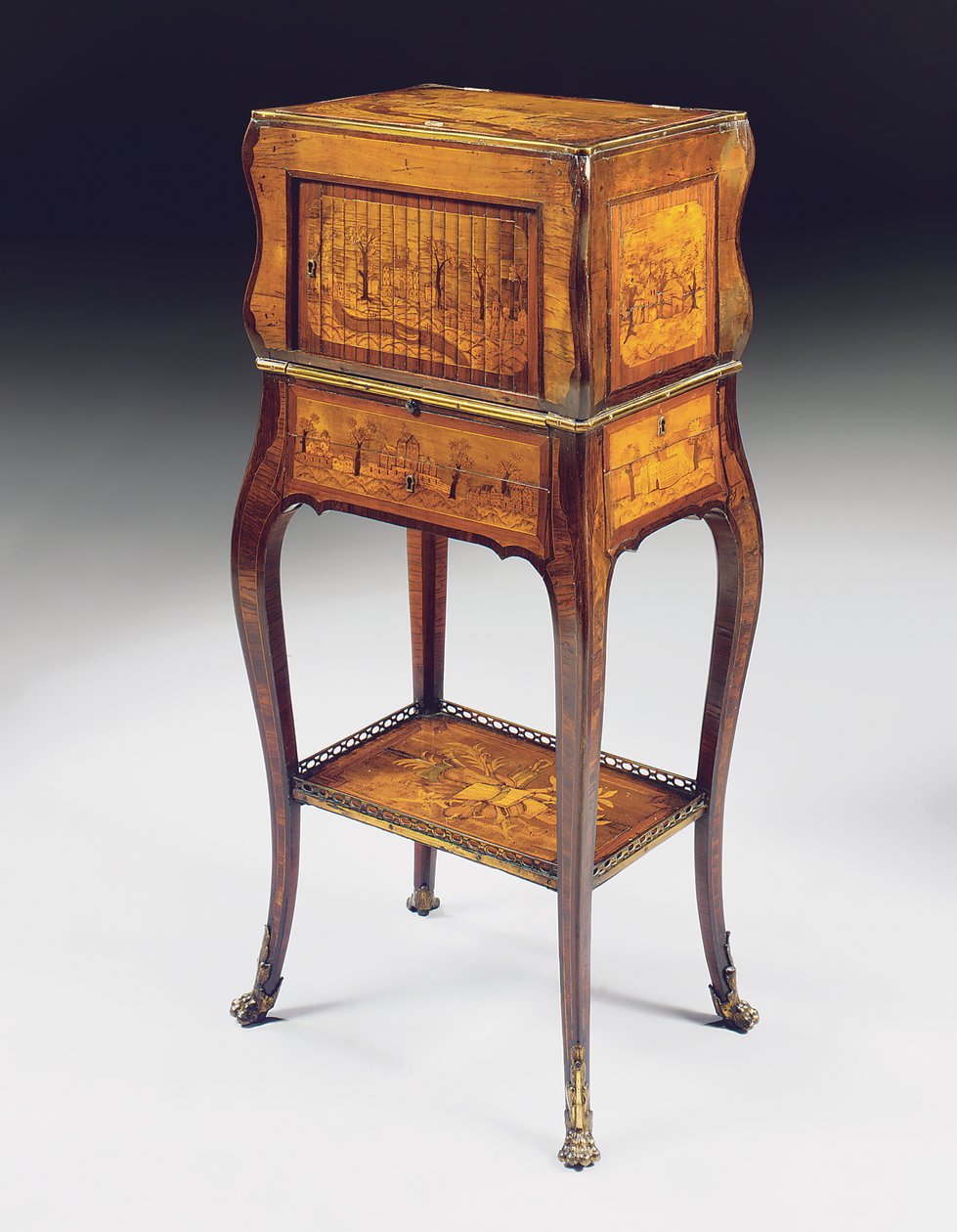 Secretaire serre-bijoux Luigi XV da Pierre Roussel