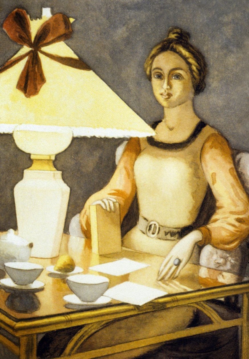 Angele, illustrazione da "Paludes" di Andre Gide da Pierre Roy