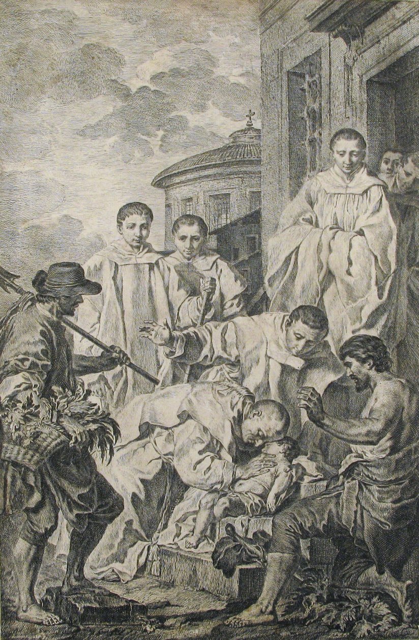 San Benedetto resuscita un fanciullo, XVIII secolo da Pierre Subleyras