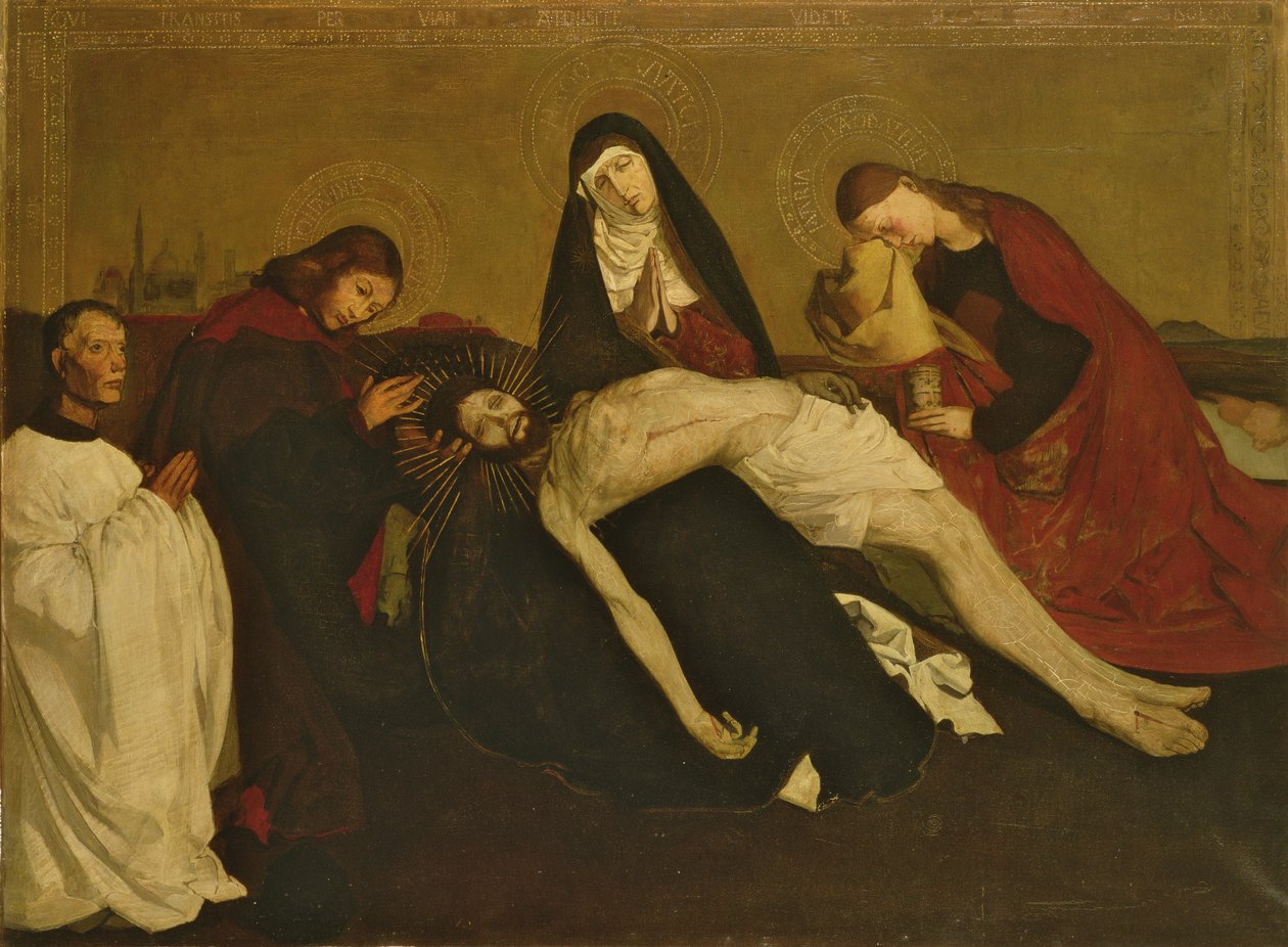 Copia della Pietà di Villeneuve-Les-Avignon da Piet Mondrian