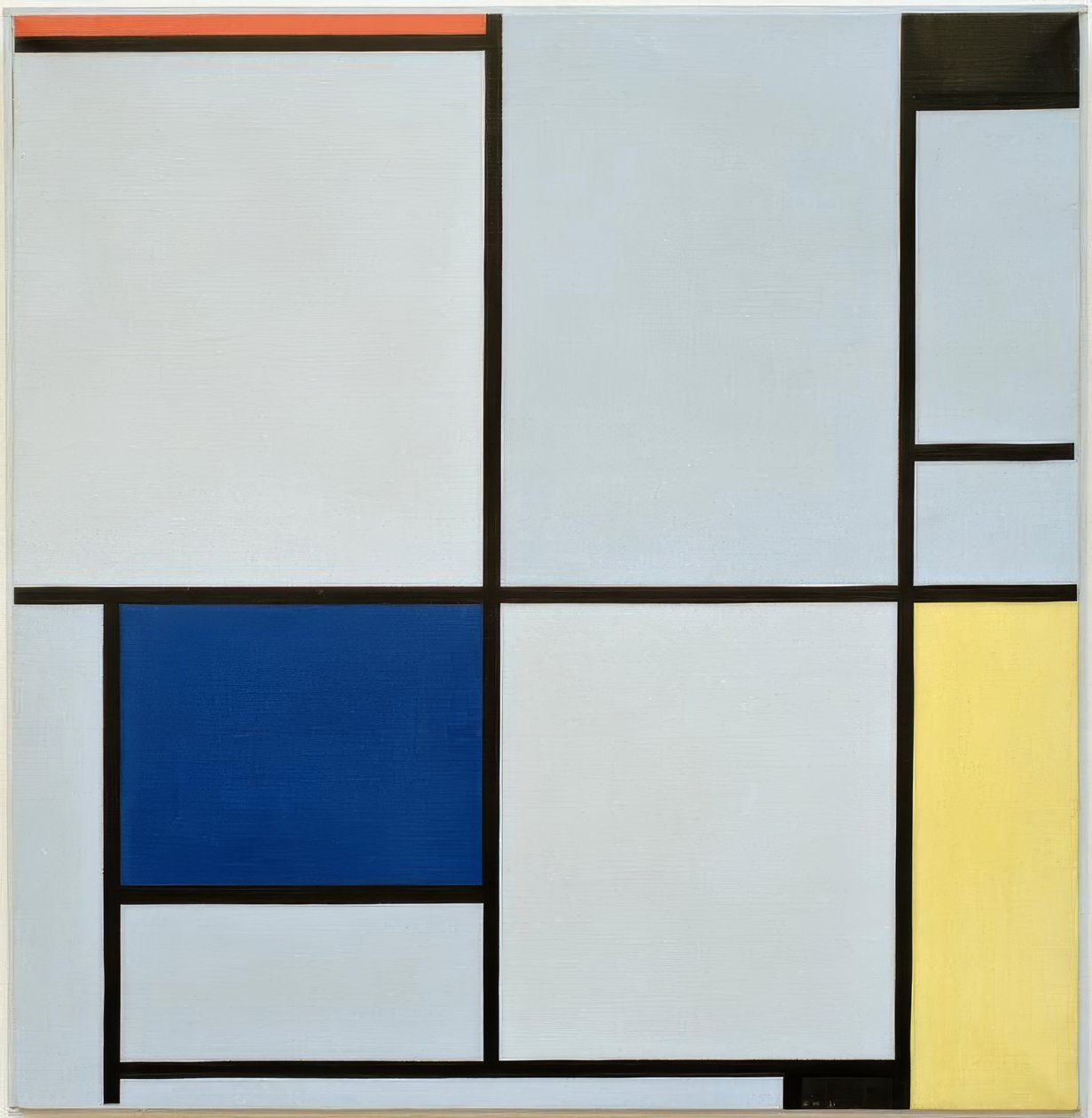 Tableau I; composizione con rosso, nero, blu e giallo da Piet Mondrian