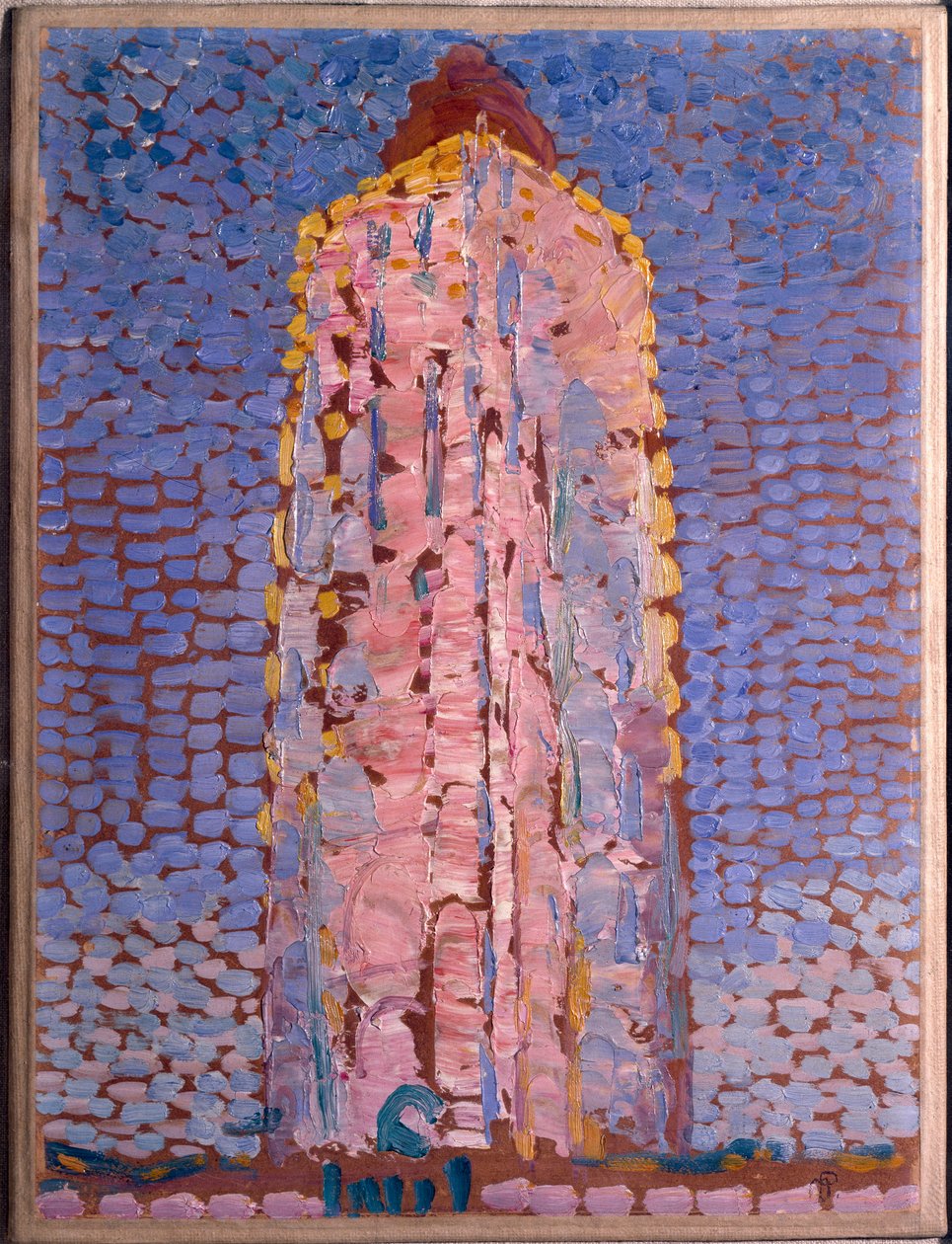 Il faro di Westkapelle, Veere, Zelanda da Piet Mondrian