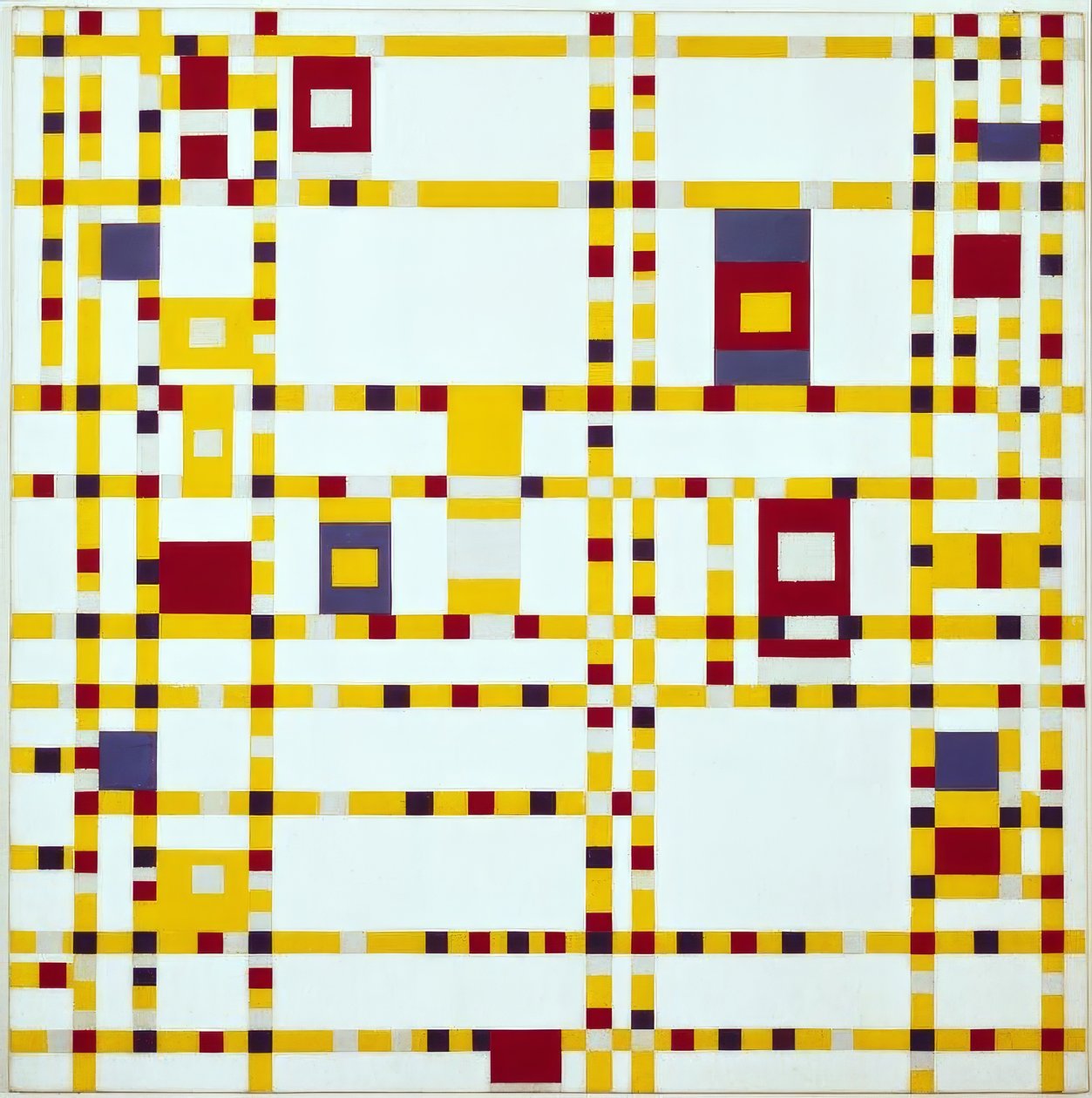 Broadway Boogie-Woogie da Piet Mondrian