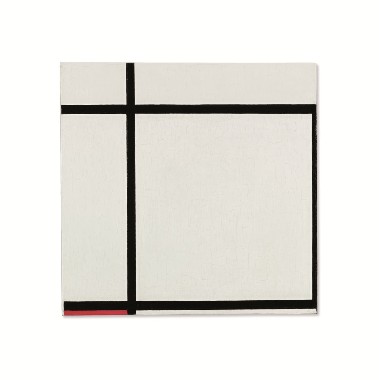 Composizione II, con Rosso da Piet Mondrian