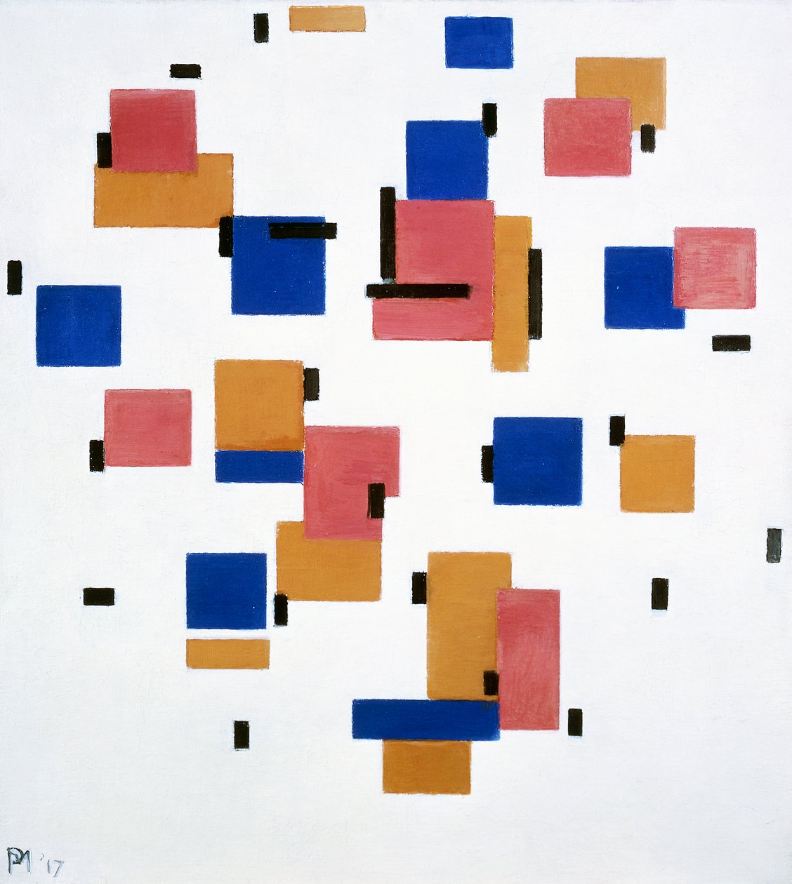 Composizione in colore B da Piet Mondrian