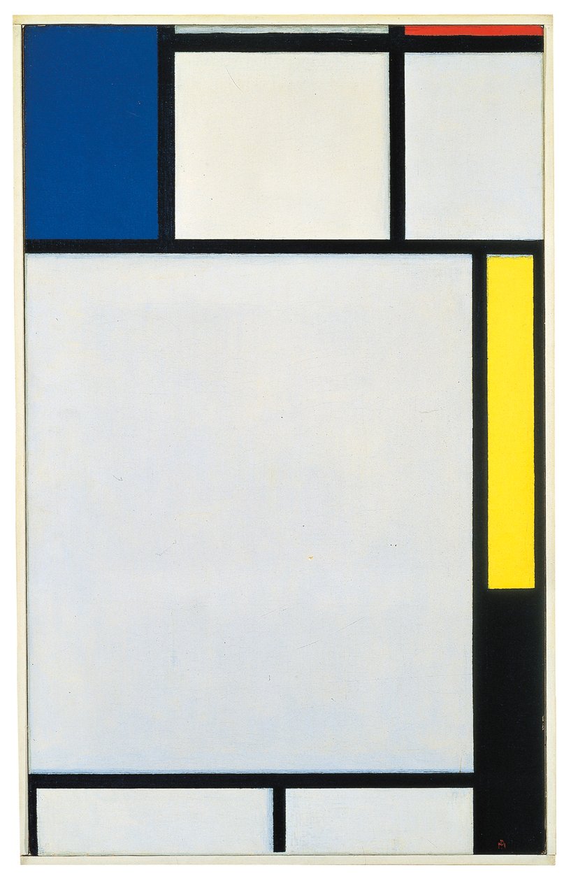 Composizione con blu, rosso, giallo e nero da Piet Mondrian