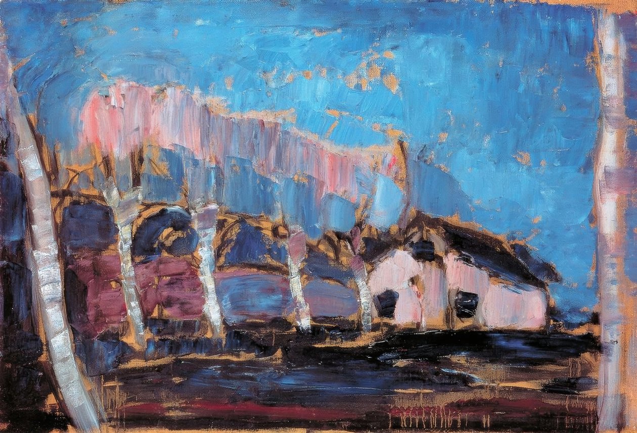 Paesaggio notturno, 1908 da Piet Mondrian