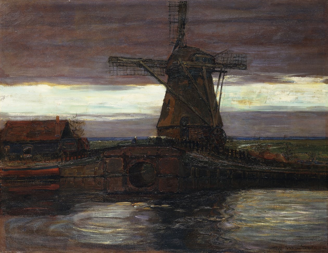 Il mulino; Le Moulin da Piet Mondrian