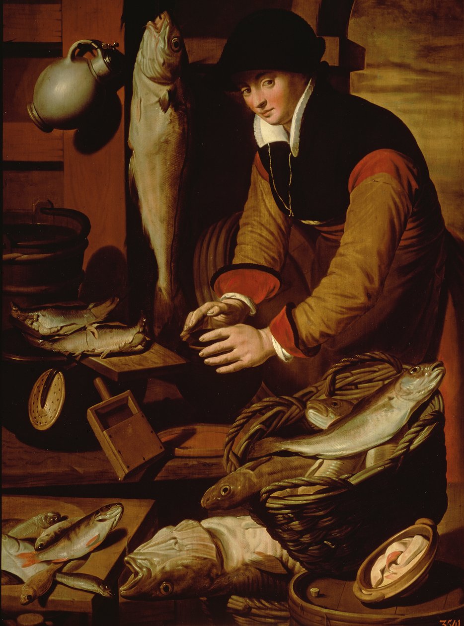 Il venditore di pesce da Pieter Aertsen