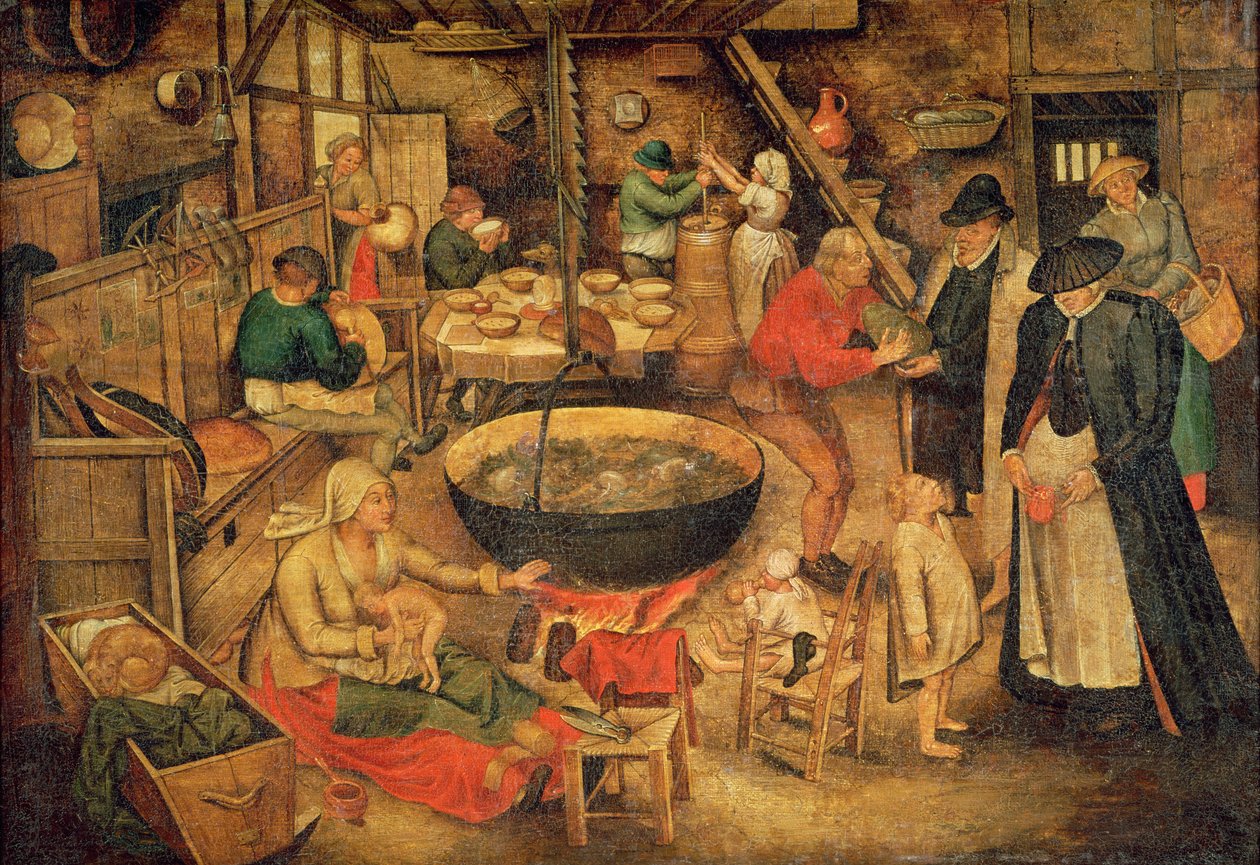 Interno di una fattoria da Pieter Bruegel the Elder