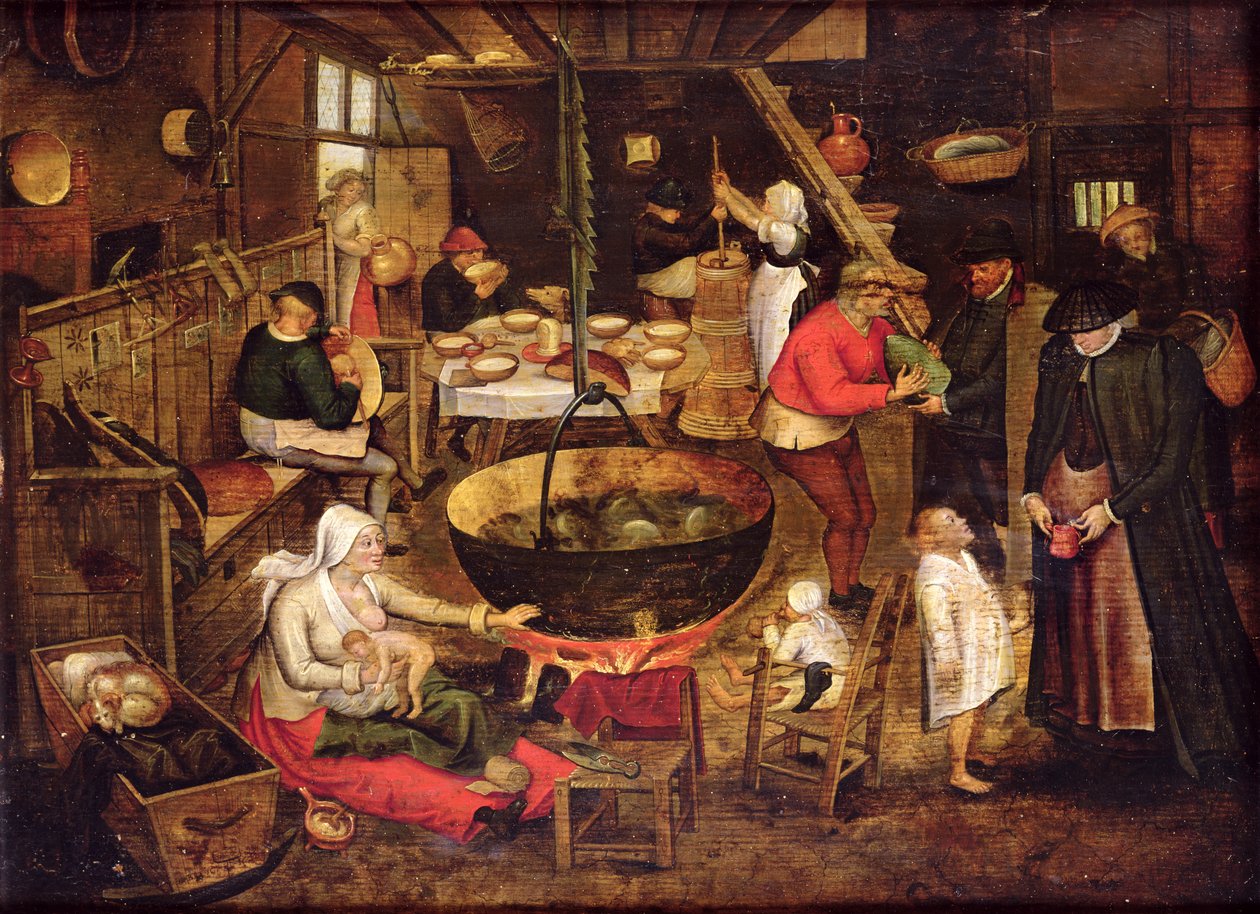 Interno di cucina da Pieter Bruegel the Elder