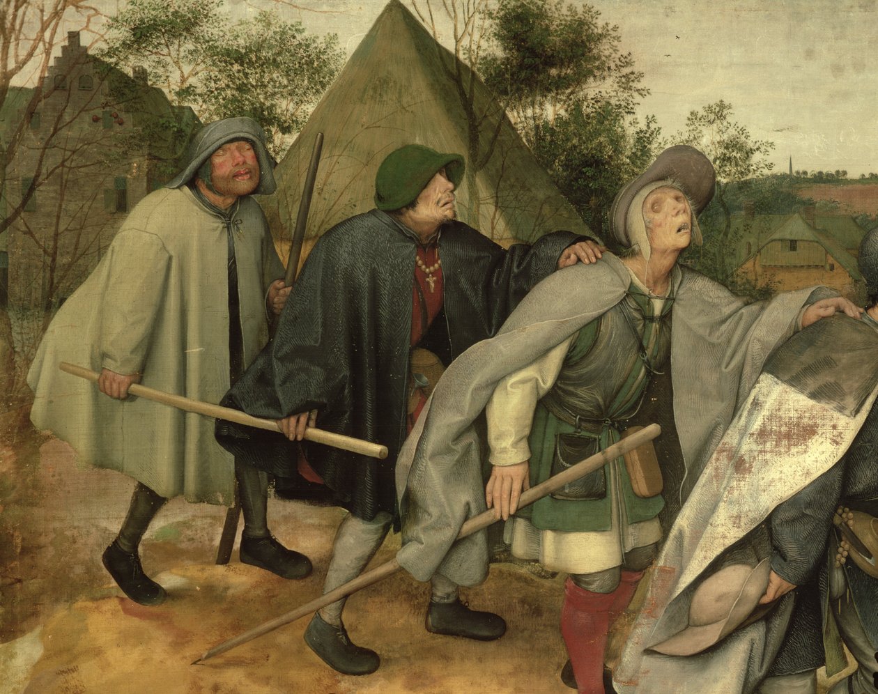 Parabola dei ciechi, (dettaglio) da Pieter Bruegel the Elder