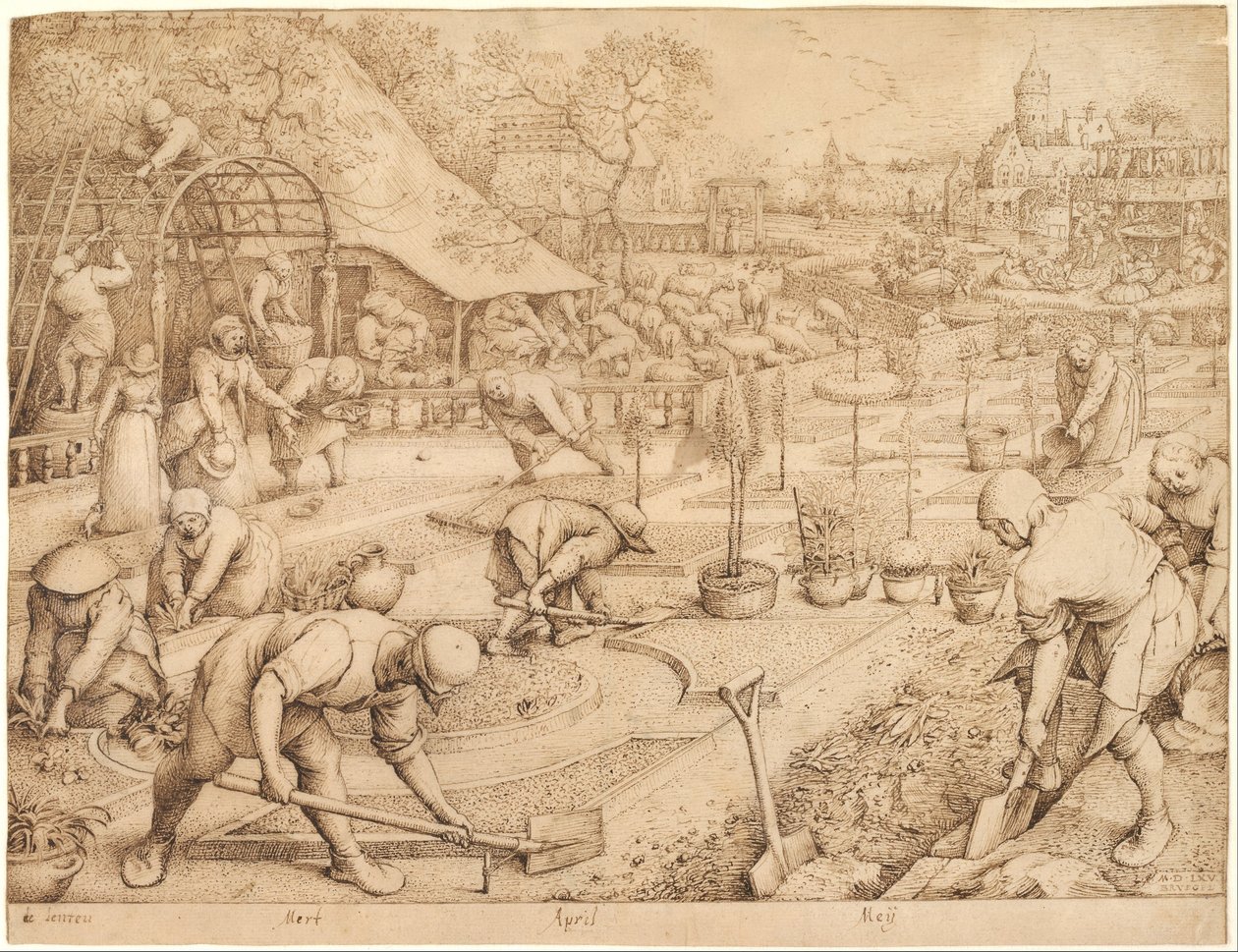 Primavera, 1565 da Pieter Bruegel the Elder