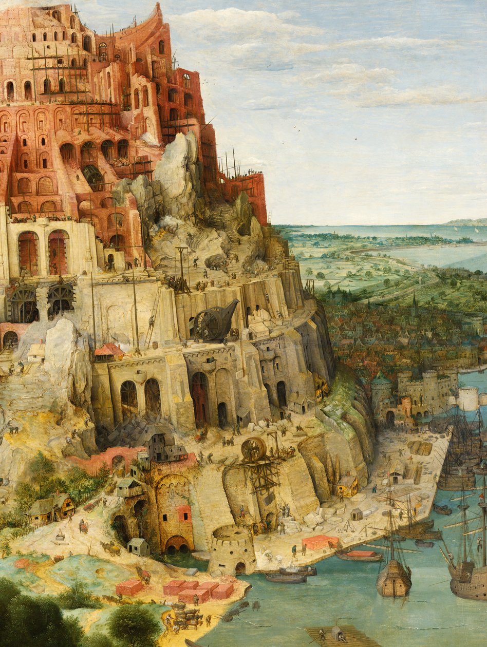 La Torre di Babele (dettaglio) da Pieter Bruegel the Elder