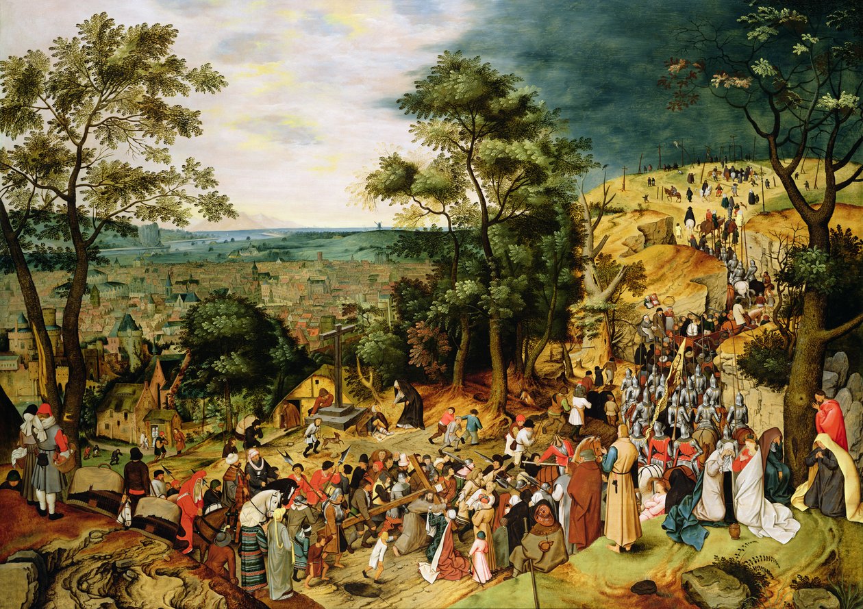 Cristo sulla Via del Calvario, 1607 da Pieter Brueghel the Younger