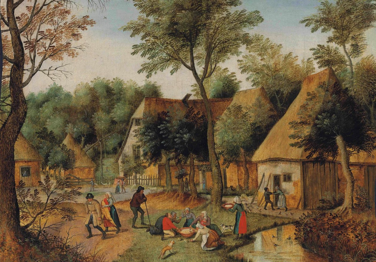 Ora di Pranzo in Campagna da Pieter Brueghel the Younger