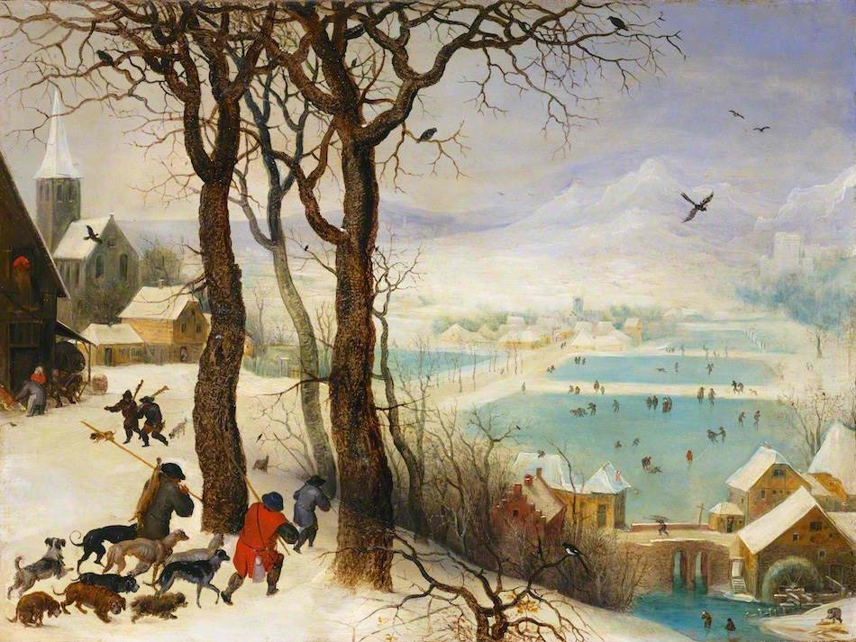 Cacciatori nella Neve da Pieter Brueghel the Younger