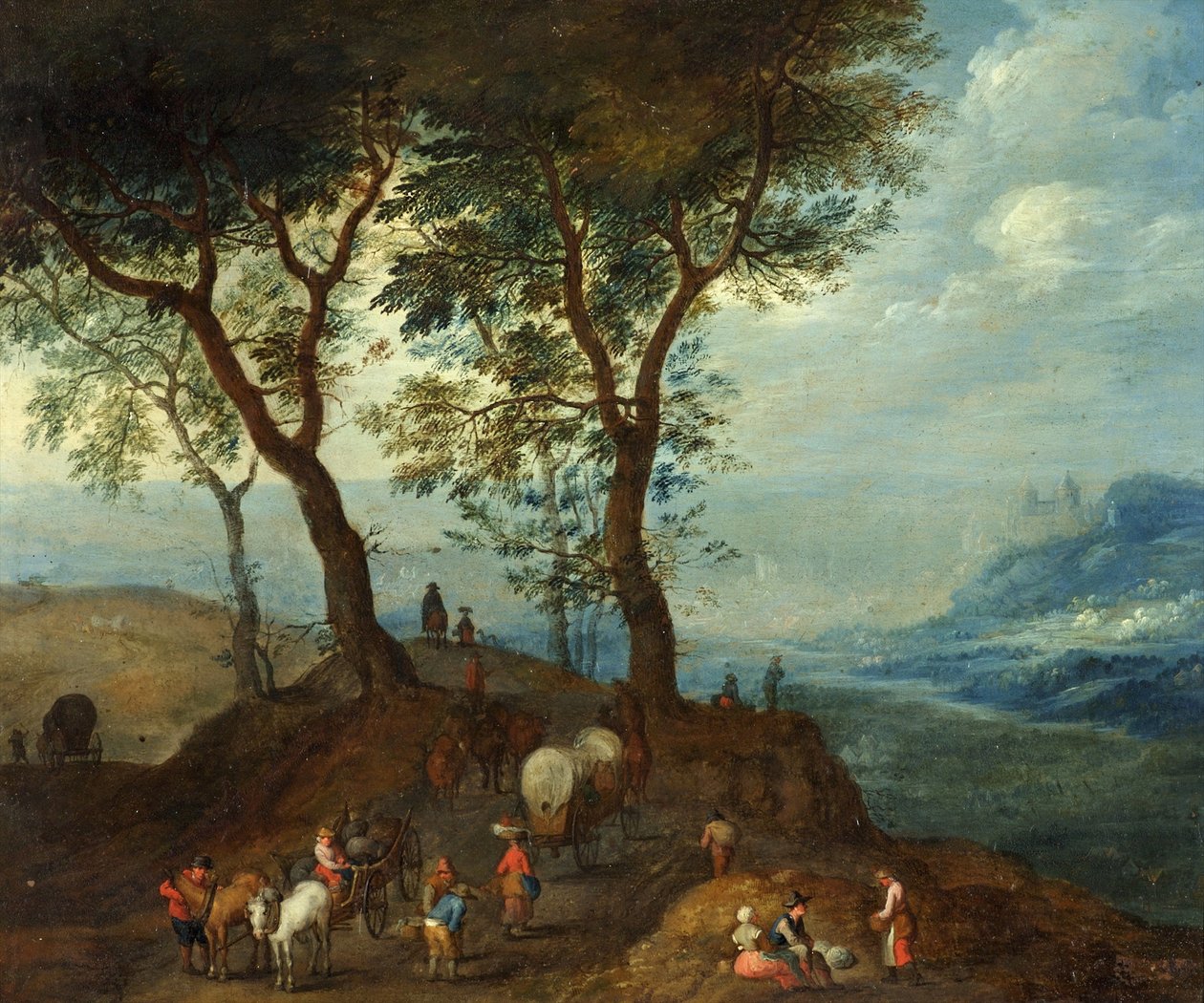 Paesaggio con Contadini da Pieter Brueghel the Younger