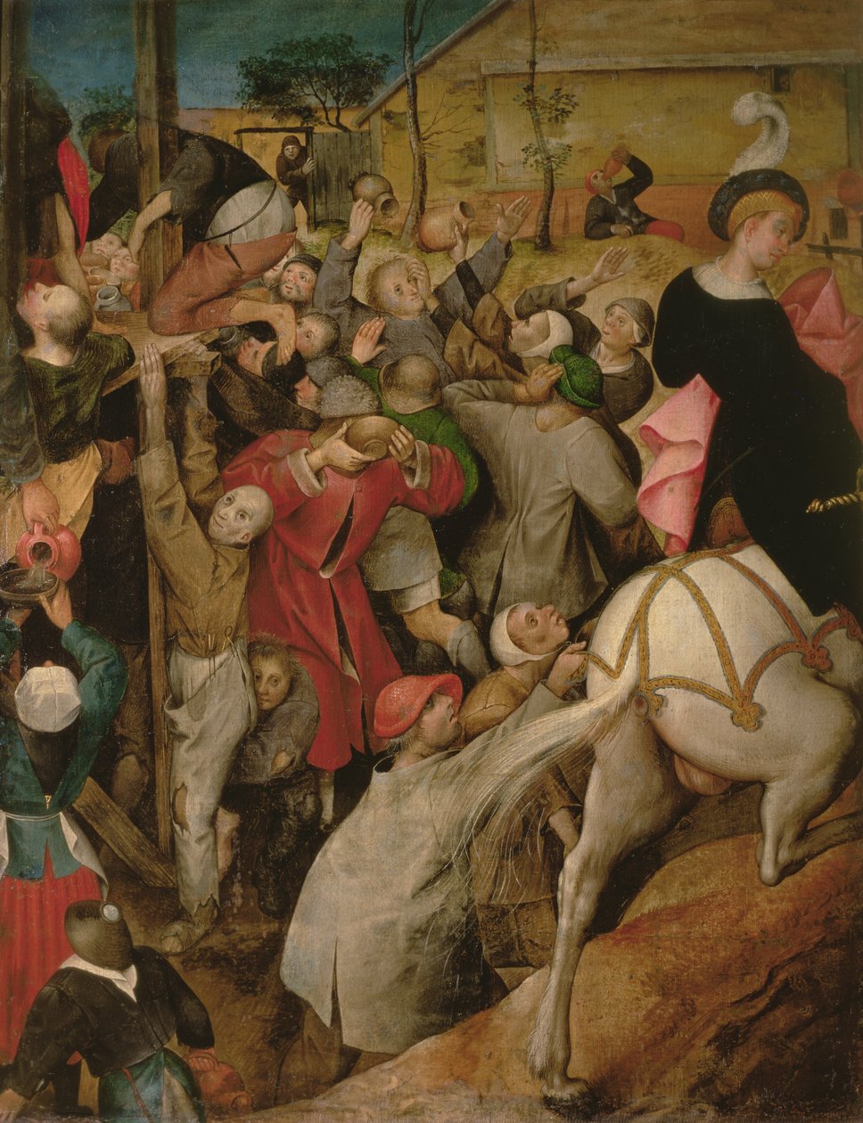 La festa di San Martino (dettaglio) da Pieter Brueghel the Younger