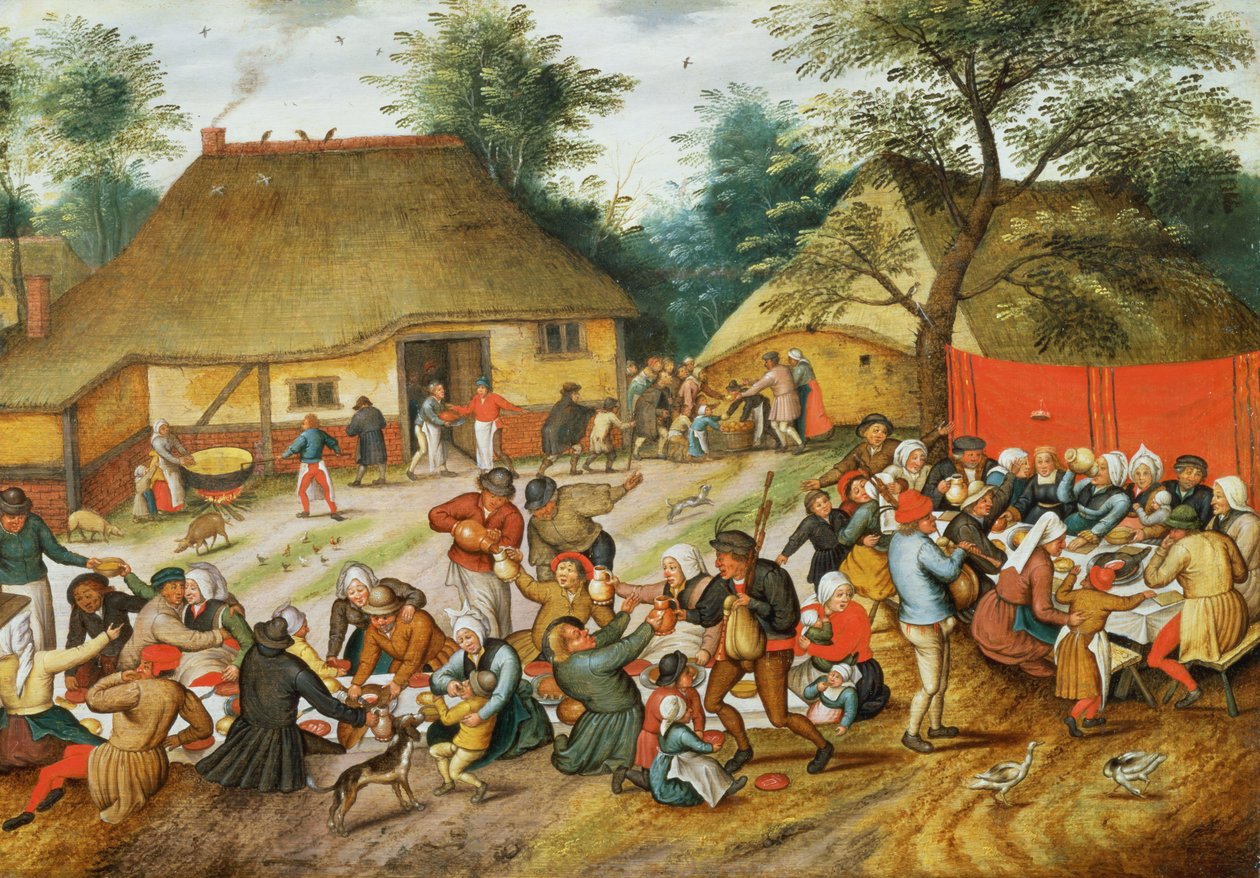 Festa di nozze da Pieter Brueghel the Younger