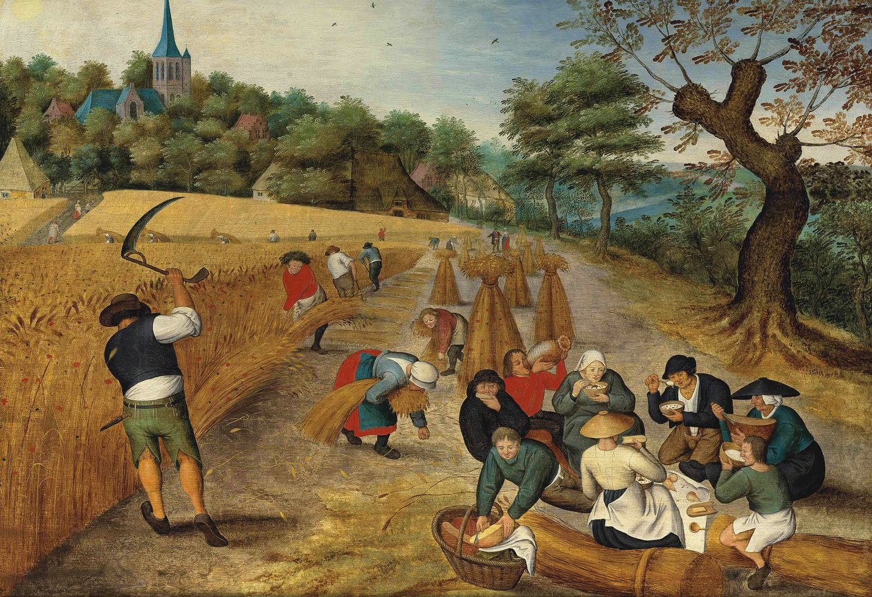 Estate, Mietitore da Pieter Brueghel the Younger