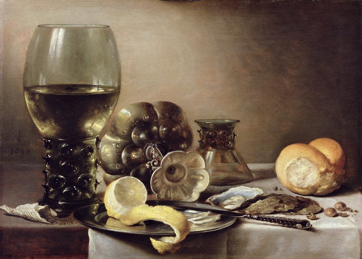 La colazione di ostriche da Pieter Claesz