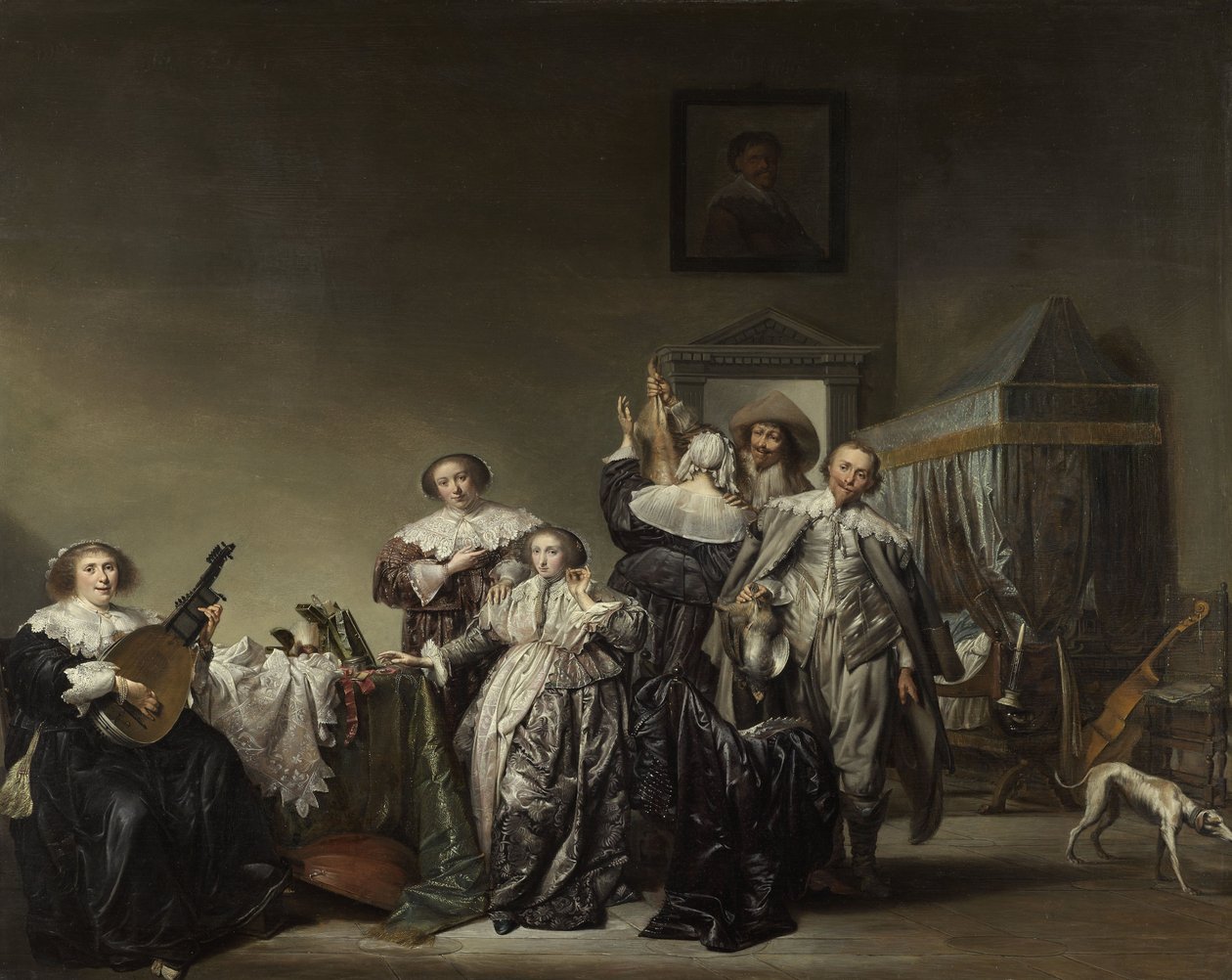 Compagnia galante, 1633 da Pieter Codde