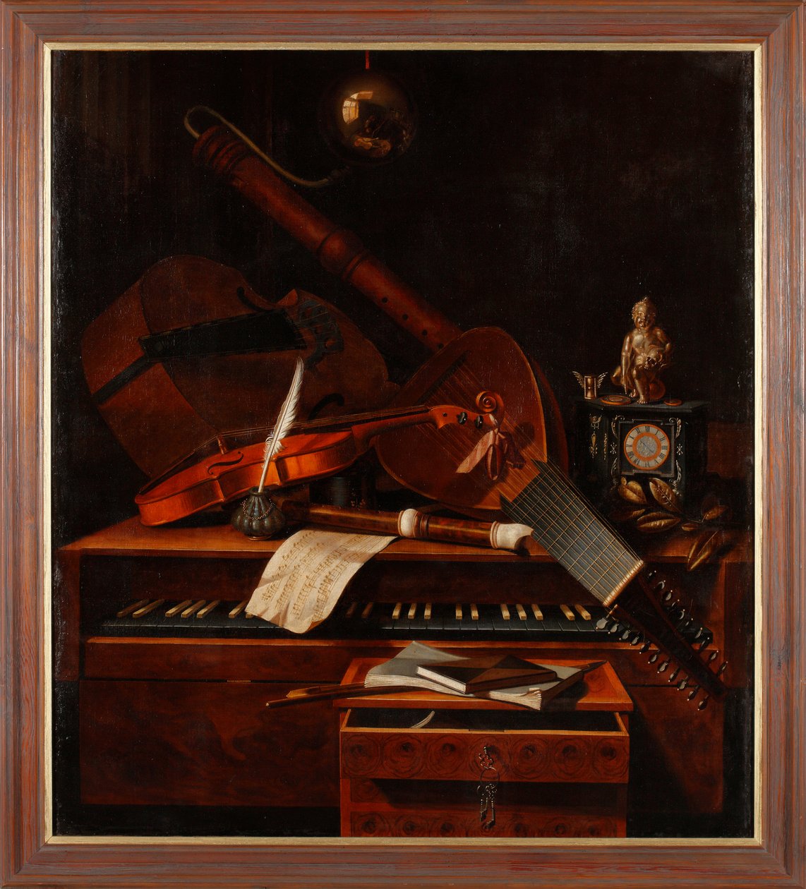 Natura morta con strumenti musicali da Pieter Gerritsz. van Roestraten