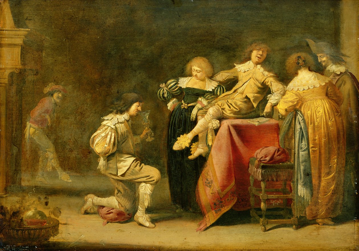 Una festa allegra da Pieter Jansz. Quast