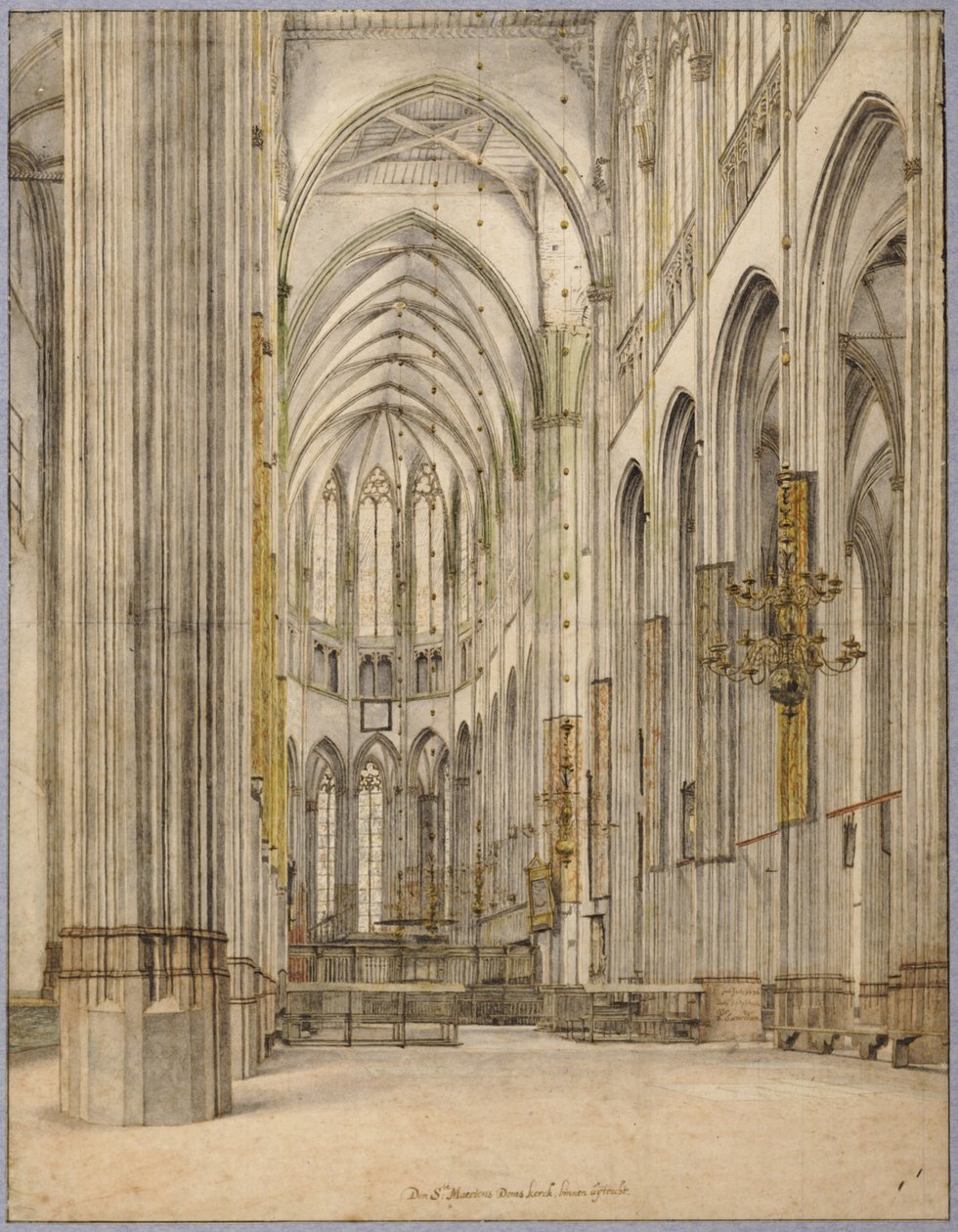 Interno della Cattedrale di San Martino a Utrecht da Pieter Janszoon Saenredam