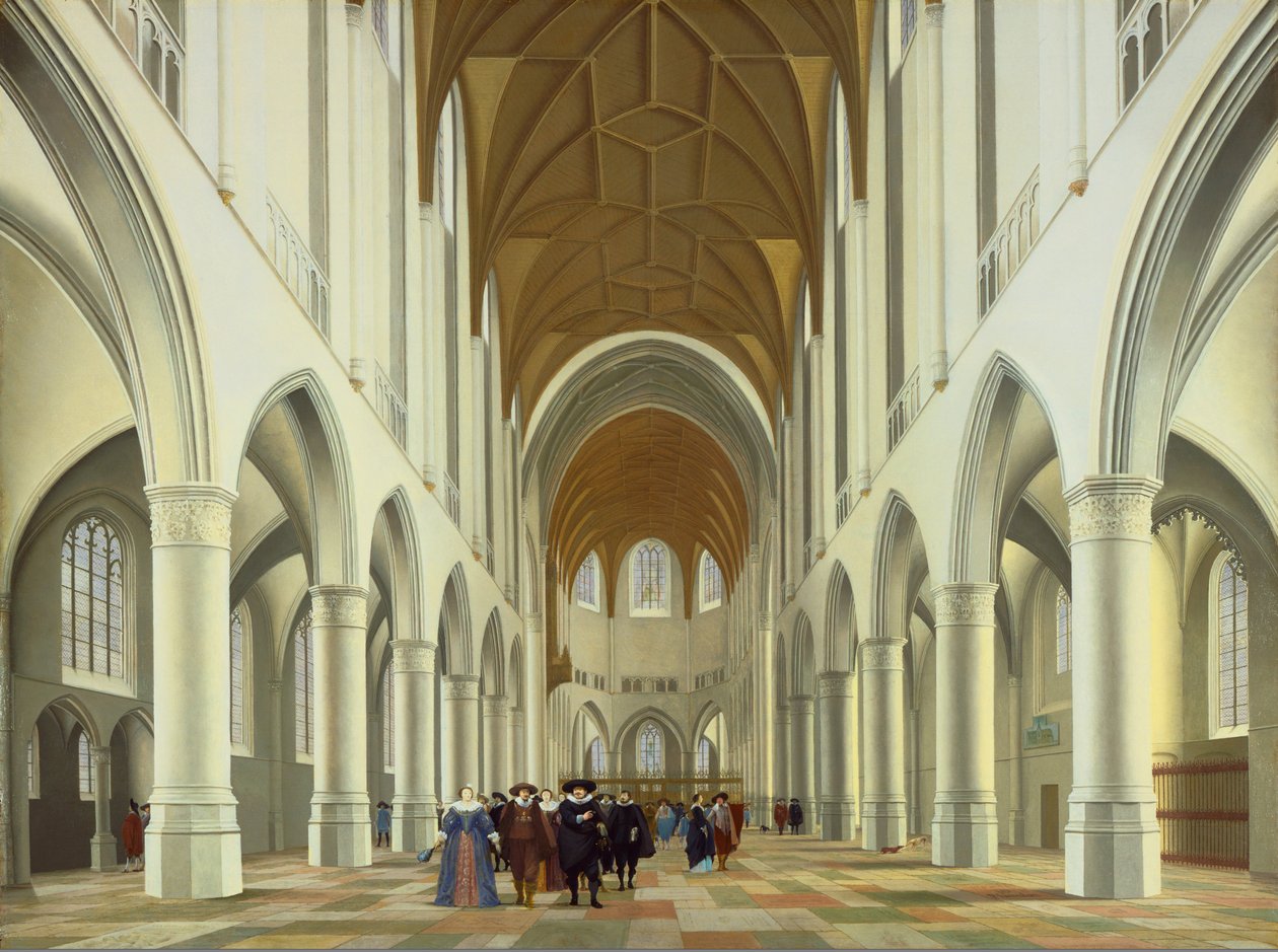 Interno di San Bavo, Haarlem da Pieter Janszoon Saenredam