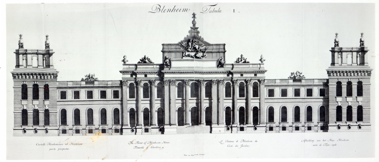 Palazzo di Blenheim da Pieter Stevens van Gunst