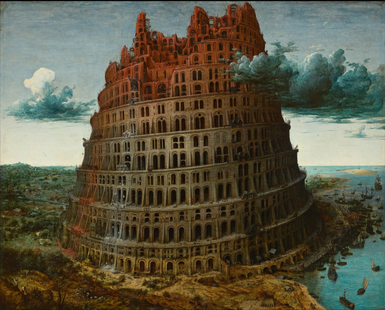 La Torre di Babele, c.1565 da Pieter Bruegel the Elder