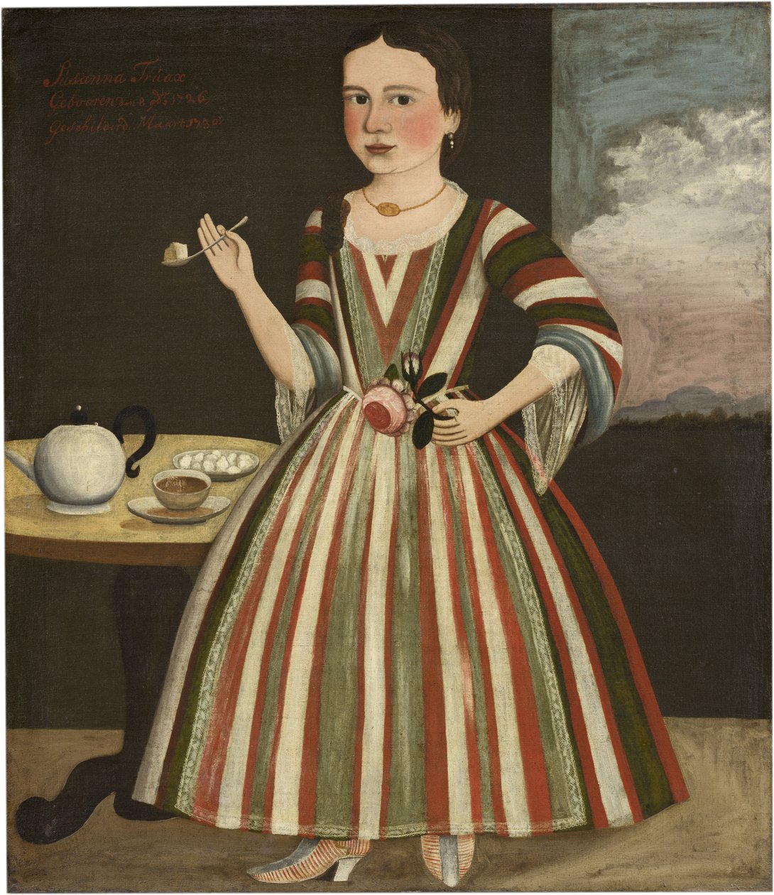 Susanna Truax, 1730 da Pieter Vanderlyn