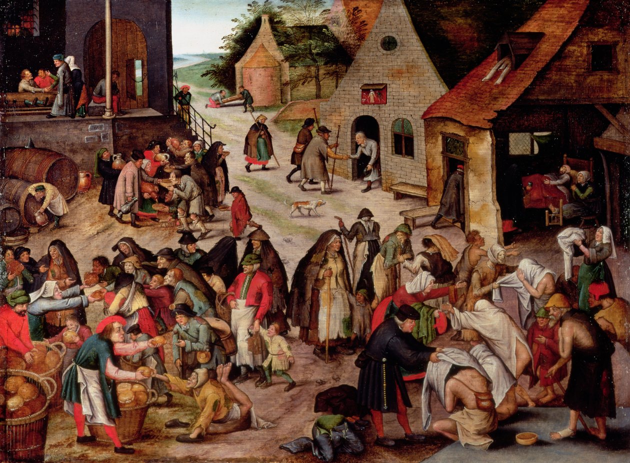 I sette atti di carità da Pieter Brueghel the Younger