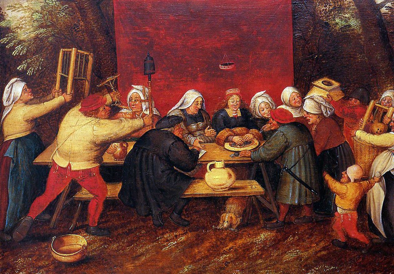 I regali di nozze, c.1619 da Pieter Brueghel the Younger