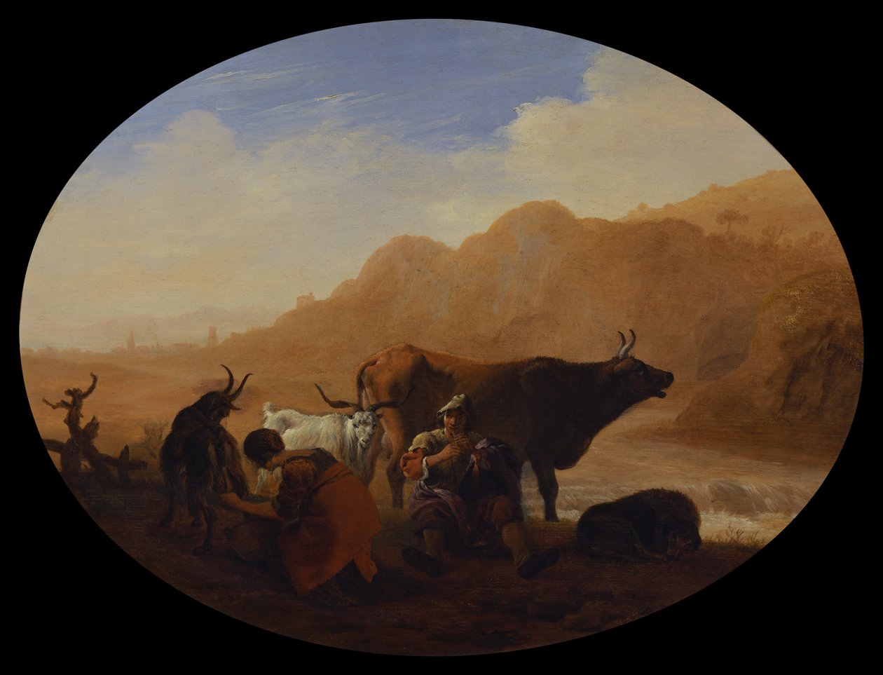 I pastori, c.1635 da Pieter van Laer